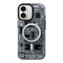 Apple iPhone 16 Uyumlu Kılıf M-safe Şarj Özellikli Youngkit Technology Serisi Kapak