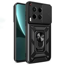 Tecno Camon 30 Uyumlu Kılıf Magnetik Standlı Kamera Korumalı Zore Sürgülü Vega Kapak