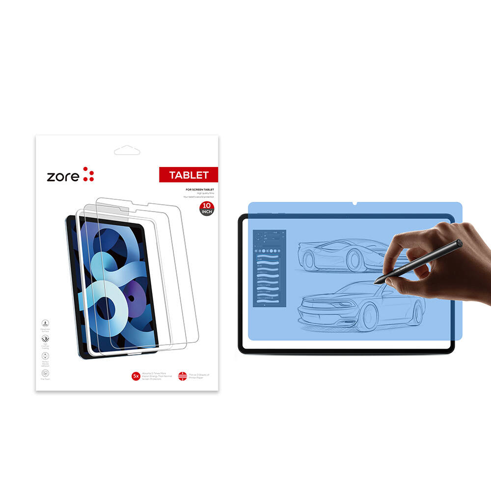 [RNZ-TA109142] Xiaomi Poco Pad Uyumlu Zore Paper-Like Ekran Koruyucu