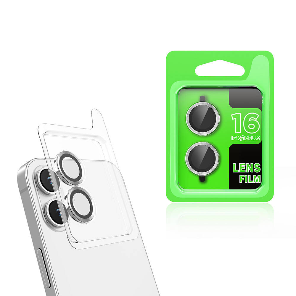Apple iPhone 16 Uyumlu Zore CL-07 Kamera Lens Koruyucu