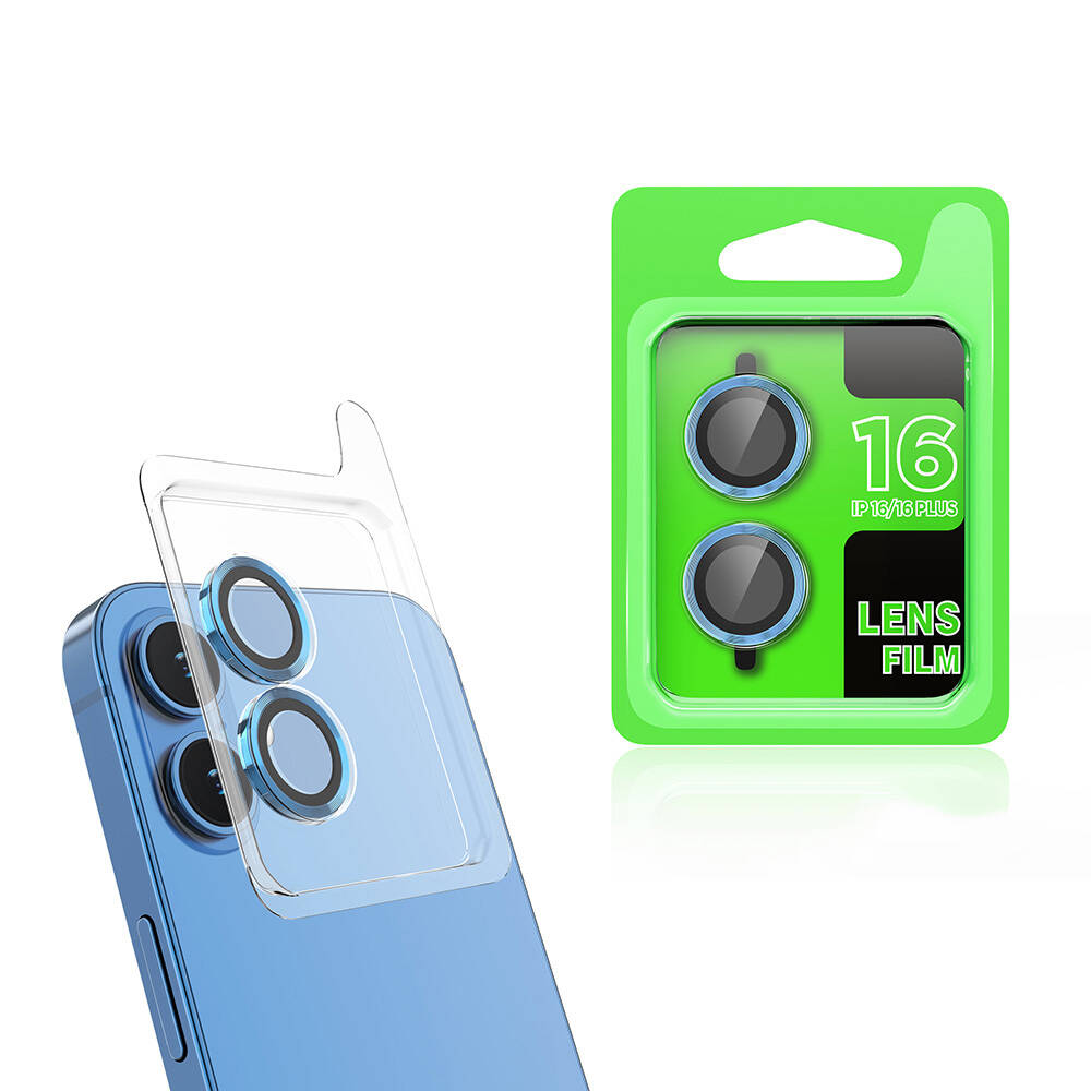 Apple iPhone 16 Uyumlu Zore CL-07 Kamera Lens Koruyucu