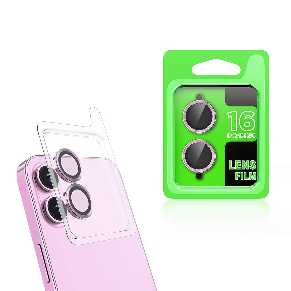 Apple iPhone 16 Uyumlu Zore CL-07 Kamera Lens Koruyucu