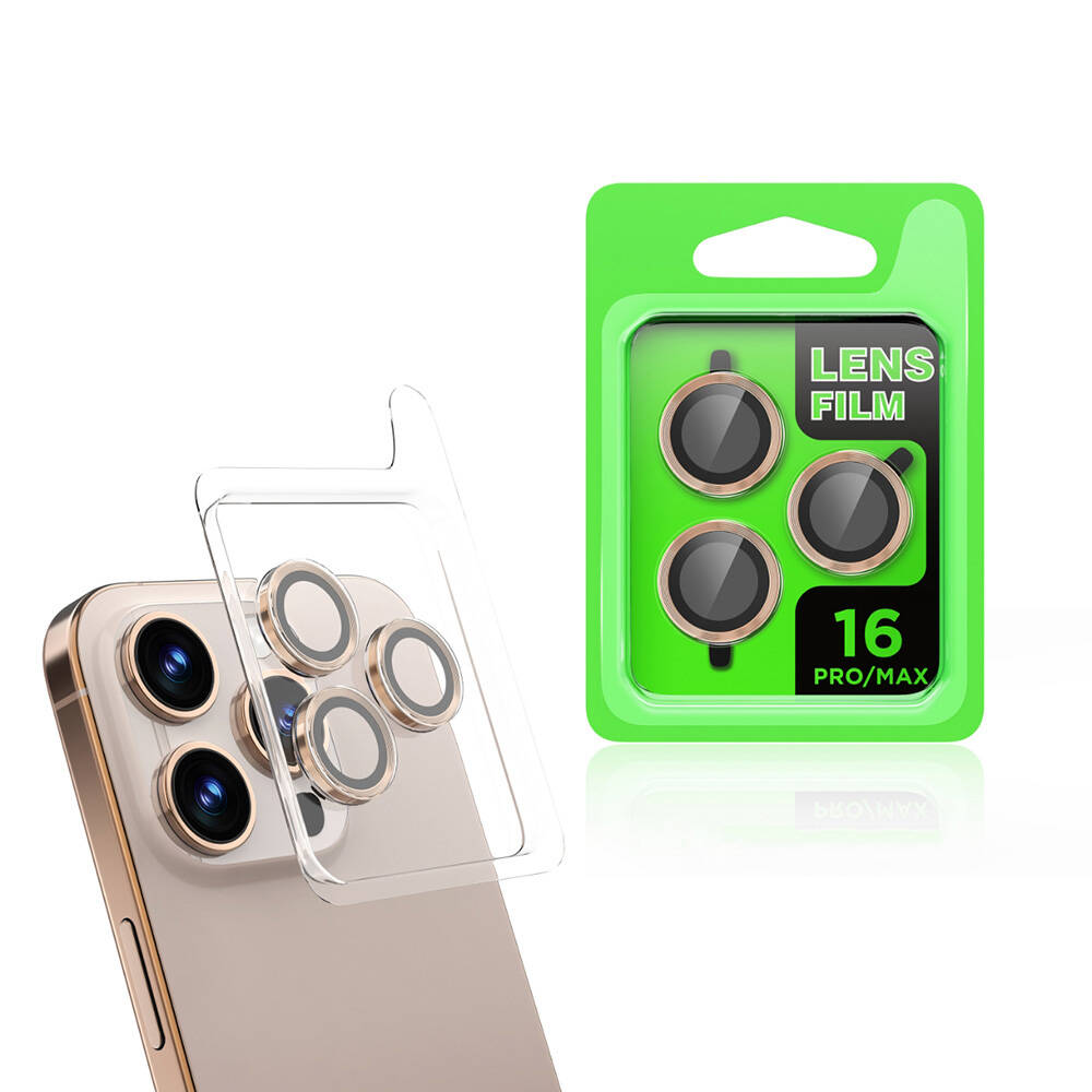 Apple iPhone 16 Pro Uyumlu Zore CL-07 Kamera Lens Koruyucu