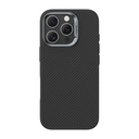Apple iPhone 16 Pro Uyumlu Kılıf Karbon Fiber M-safe Şarj Özellikli Benks Hybrid ArmorPro 600D Kevlar Kapak