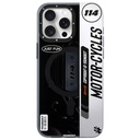 Apple iPhone 15 Pro Uyumlu Kılıf M-safe Şarj Özellikli Youngkit Motorcycle Legend Serisi Kapak