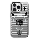 Apple iPhone 15 Pro Uyumlu Kılıf M-safe Şarj Özellikli Youngkit Open Mind Serisi Kapak