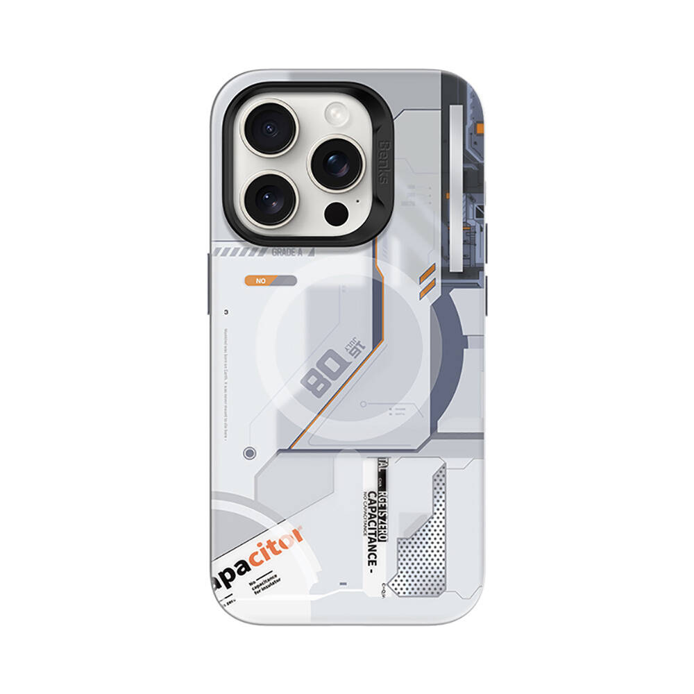 Apple iPhone 16 Pro Max Uyumlu Kılıf M-safe Şarj Özellikli Mekanik Tasarımlı Benks Perspective Serisi Kapak