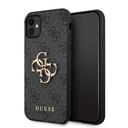Apple iPhone 11 Uyumlu Kılıf Guess PU Deri Büyük Metal Logo Dizaynlı Kapak