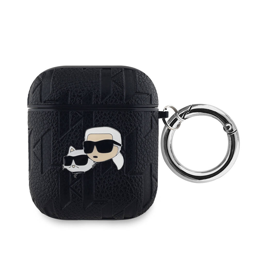 Apple Airpods Uyumlu Kılıf Karl Lagerfeld Orjinal Lisanslı Monogram Silikon Kapak