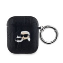 Apple Airpods Uyumlu Kılıf Karl Lagerfeld Orjinal Lisanslı Monogram Silikon Kapak