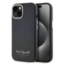 Apple iPhone 15 Uyumlu Kılıf Karl Lagerfeld Orjinal Lisanslı KL Yazılı Hotel Kapak
