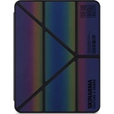 Apple iPad 10.2 2021 (9.Nesil) Uyumlu Kılıf SkinArma Holografik Tasarımlı Standlı Deri Görünümlü Kira Kobai Kapak