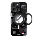 Apple iPhone 16 Pro Max Uyumlu Kılıf M-safe Şarj Özellikli Youngkit 360° Standlı Starship Serisi Kapak