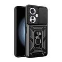 Oppo Reno 11F 5G Uyumlu Kılıf Magnetik Standlı Kamera Korumalı Zore Sürgülü Vega Kapak
