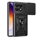 Xiaomi Poco F6 Pro Uyumlu Kılıf Magnetik Standlı Kamera Korumalı Zore Sürgülü Vega Kapak