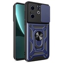 Infinix Smart 8 Uyumlu Kılıf Magnetik Standlı Kamera Korumalı Zore Sürgülü Vega Kapak