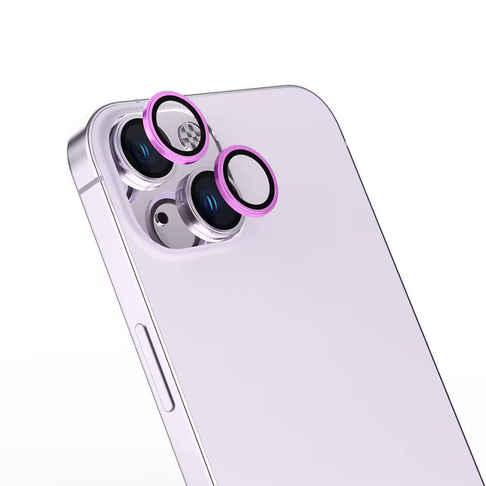 Apple iPhone 16 Uyumlu Zore Safir CL-15 Parmak İzi Bırakmayan Anti-Reflective Kamera Lens Koruyucu