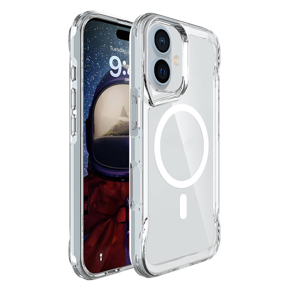 [RNZ-TA109462] Apple iPhone 16 Plus Uyumlu Kılıf Zore M-safe Şarj Özellikli T-Max M-safe Kapak