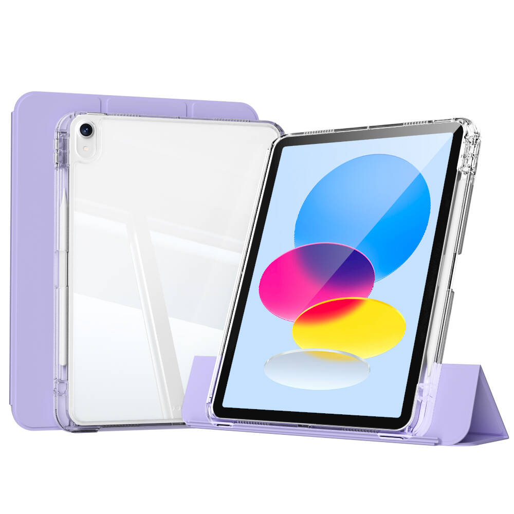 Apple iPad 10.9 2022 (10.Nesil) Uyumlu Kılıf Magnetik Ayrılabilen Airbagli Zore Sliding Tablet Kılıfı