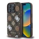 Apple iPhone 16 Pro Max Uyumlu Kılıf Guess Orjinal Lisanslı M-safe Şarj Özellikli 4G Desenli Yazı Logolu Peony Kapak