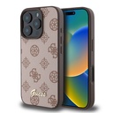 Apple iPhone 16 Pro Uyumlu Kılıf Guess Orjinal Lisanslı M-safe Şarj Özellikli Yazı Logolu Peony Kapak