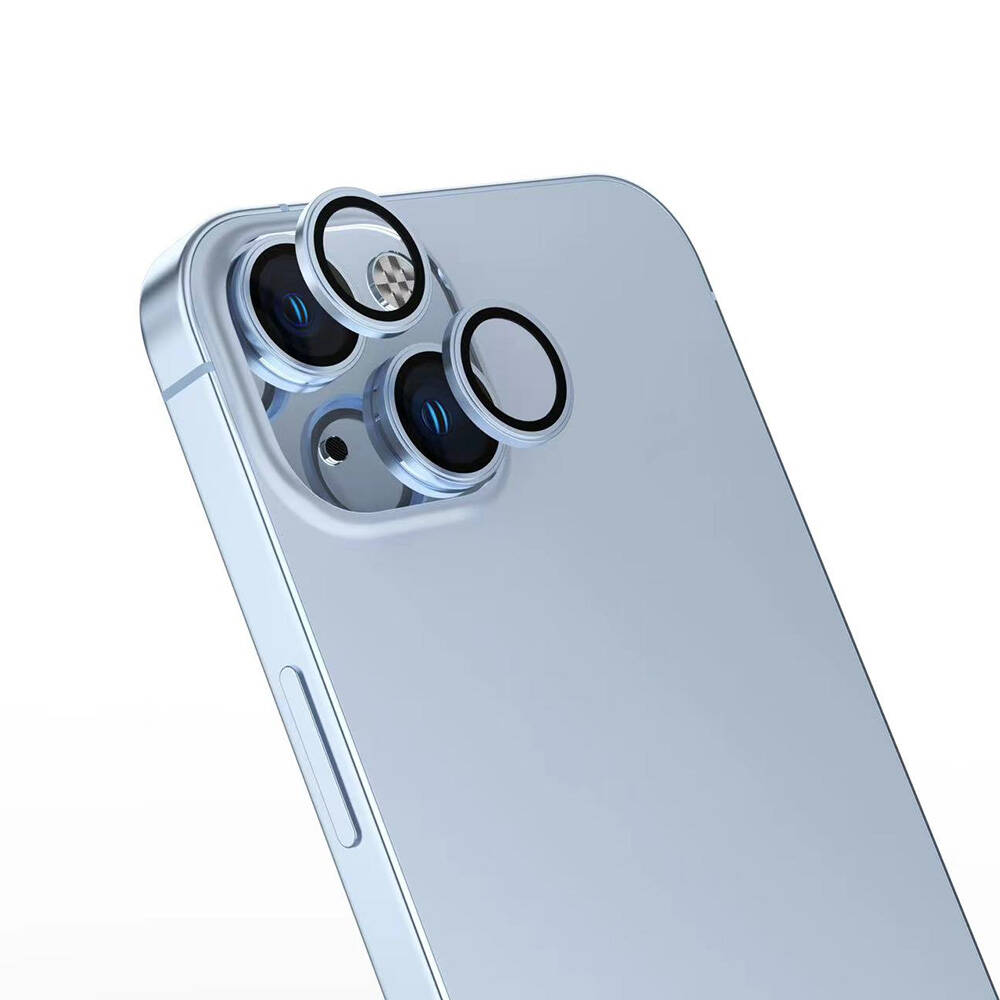 Apple iPhone 16 Plus Uyumlu Zore Safir CL-15 Parmak İzi Bırakmayan Anti-Reflective Kamera Lens Koruyucu
