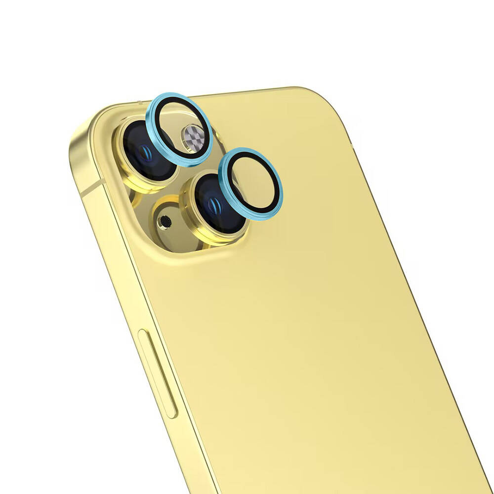 Apple iPhone 16 Plus Uyumlu Zore Safir CL-15 Parmak İzi Bırakmayan Anti-Reflective Kamera Lens Koruyucu