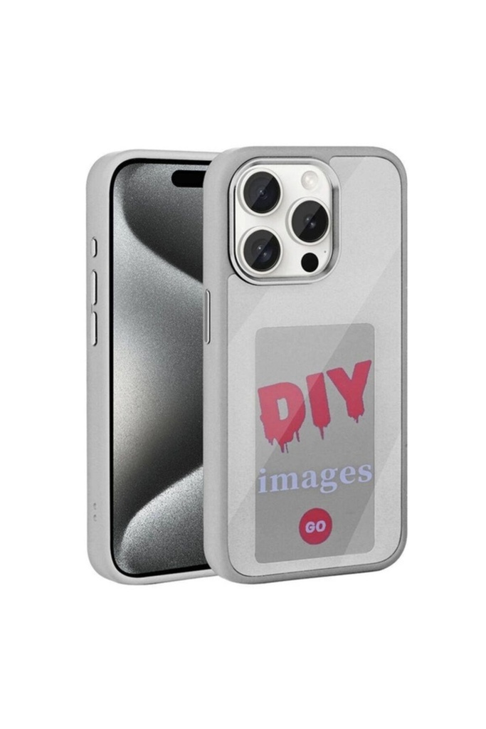 Apple iPhone 15 Pro Max Uyumlu Kılıf Ekranı Yansıtan Zore Akıllı NFC Kapak