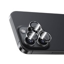 Apple iPhone 16 Pro Uyumlu Benks AR Glass Warrior Transparan Premium Cam Kamera Lens Koruyucu