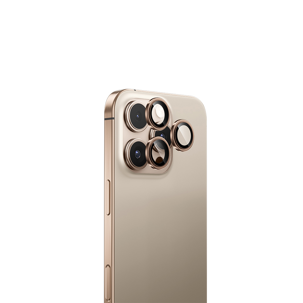 Apple iPhone 16 Pro Max Uyumlu Benks DR Safir Kamera Lens Koruyucu