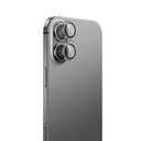 Apple iPhone 16 Uyumlu Benks Parlama Önleyici Glass Warrior Metal Kamera Lens Koruyucu