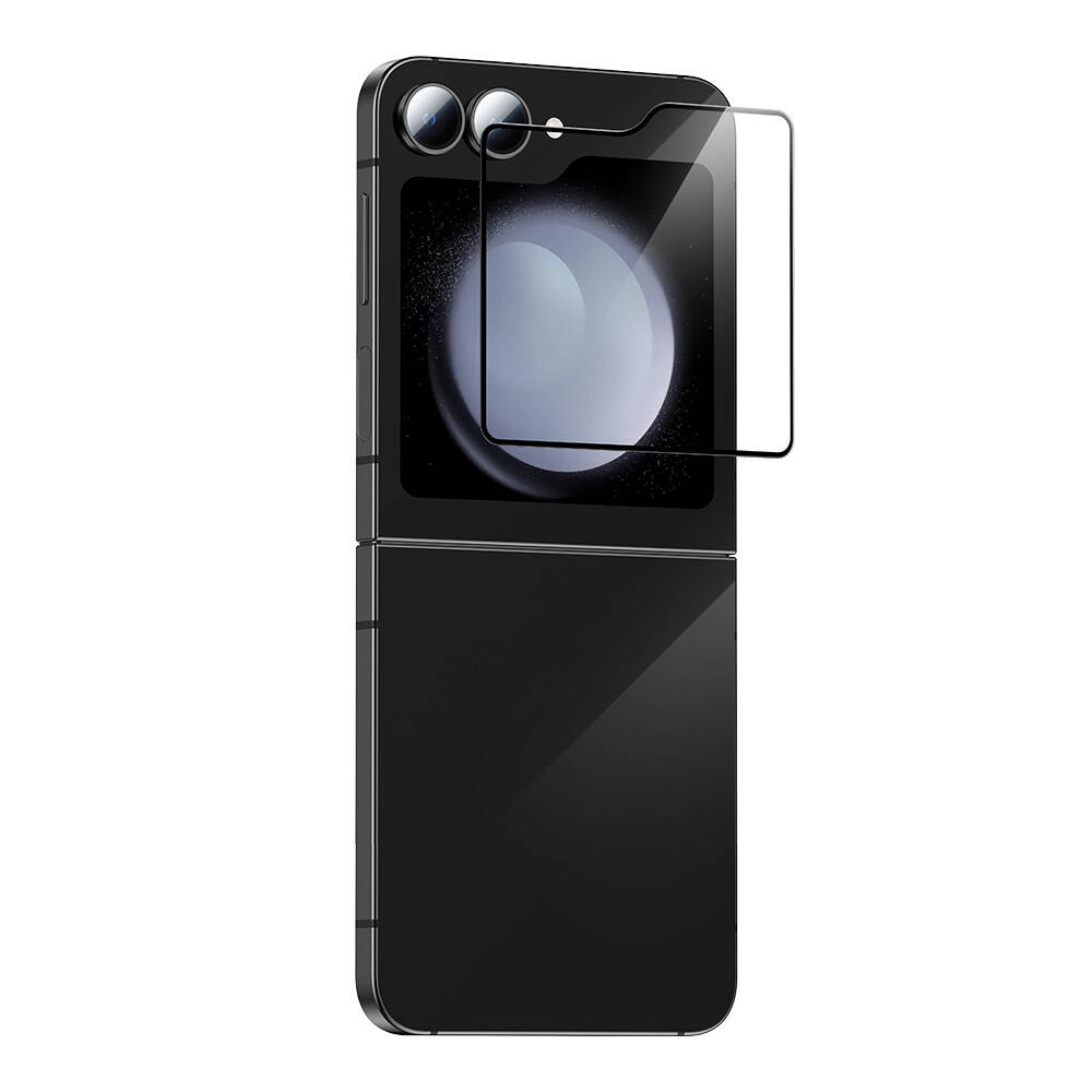 [RNZ-TA108563] Samsung Galaxy Z Flip 6 Uyumlu Benks Glass Warrior HD Cam Ekran Koruyucu + Kolay Uygulama Aparatlı