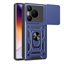 Huawei Pura 70 5G Uyumlu Kılıf Magnetik Standlı Kamera Korumalı Zore Sürgülü Vega Kapak