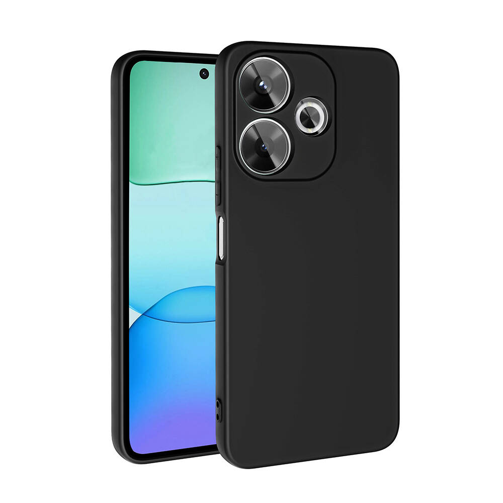 [RNZ-TA108725] Xiaomi Redmi 13 4G Uyumlu Kılıf Zore Mara Lansman Kapak (Siyah)