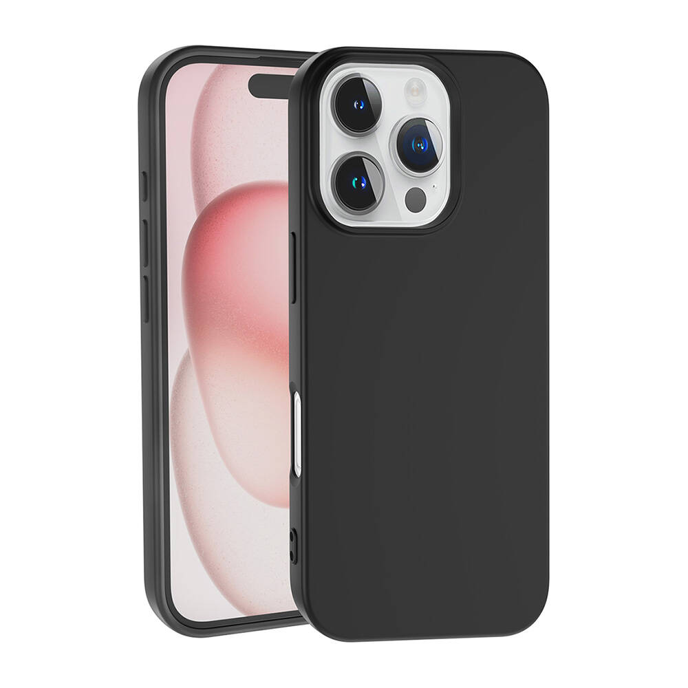 [RNZ-TA108367] Apple iPhone 16 Pro Uyumlu Kılıf Zore LSR Lansman Kapak (Siyah)