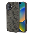 Apple iPhone 16 Plus Uyumlu Kılıf Guess Orjinal Lisanslı M-safe Şarj Özellikli 4G Desenli Yazı Logolu Kapak