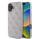 Apple iPhone 16 Plus Uyumlu Kılıf Guess Orjinal Lisanslı M-safe Şarj Özellikli 4G Desenli Yazı Logolu Kapak