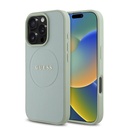 Apple iPhone 16 Pro Uyumlu Kılıf Guess Orjinal Lisanslı M-safe Şarj Özellikli Yazı Logolu Grained Kapak