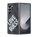 Samsung Galaxy Z Fold 6 Uyumlu Kılıf Guess Orjinal Lisanslı M-safe Şarj Özellikli Love Guess Printing Kapak