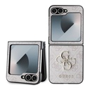 Samsung Galaxy Z Flip 6 Uyumlu Kılıf Guess Orjinal Lisanslı Leather Metal Logo Kapak