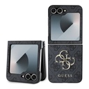 Samsung Galaxy Z Flip 6 Uyumlu Kılıf Guess Orjinal Lisanslı Leather Metal Logo Kapak
