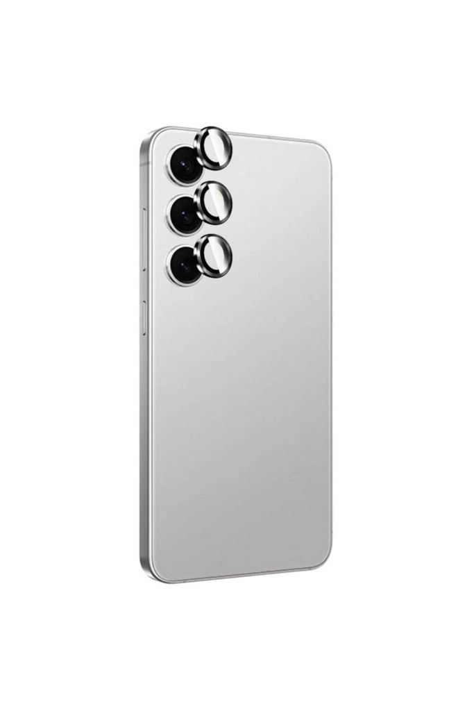 Samsung Galaxy S24 Uyumlu Zore Titanium Premium Temperli Kamera Lens Koruyucu