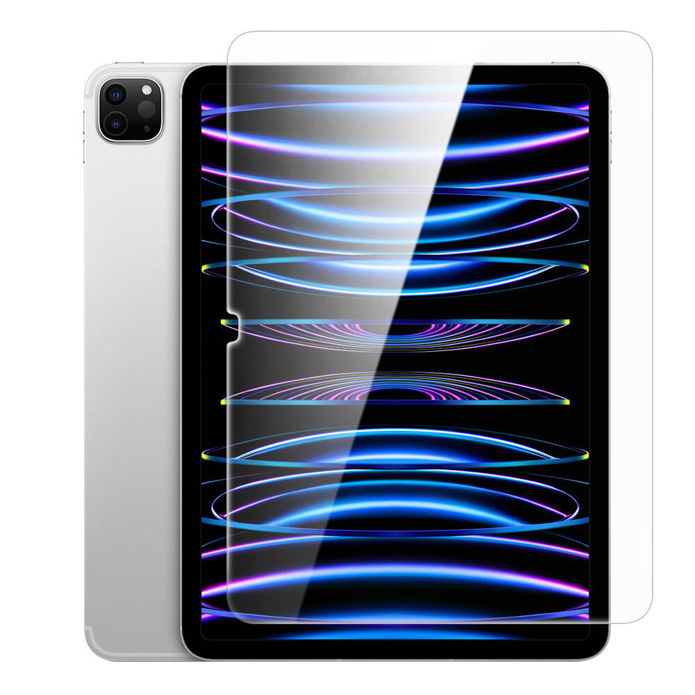Apple iPad Pro 11 2024 Uyumlu Wiwu Wi-GQ003 iVista Serisi Oleofobik HD Temperli Cam Ekran Koruyucu