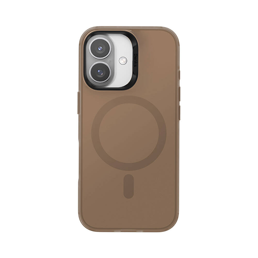 Apple iPhone 16 Uyumlu Kılıf M-safe Şarj Özellikli Benks Lucid Armor Kapak