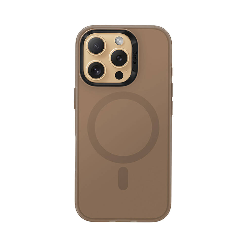Apple iPhone 16 Pro Max Uyumlu Kılıf M-safe Şarj Özellikli Benks Lucid Armor Kapak