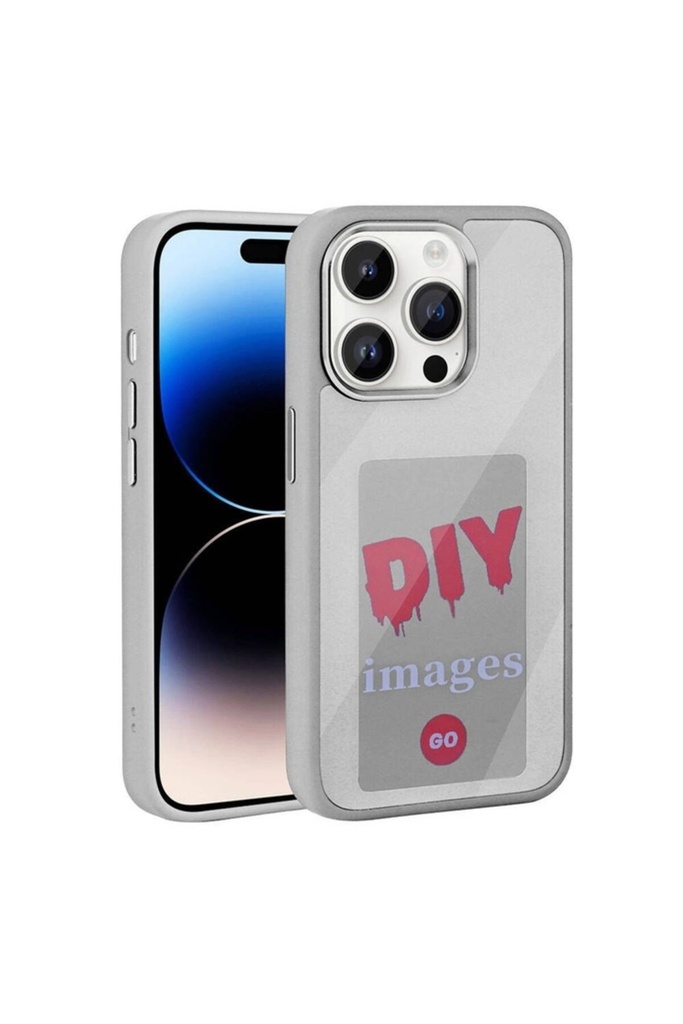 Apple iPhone 14 Pro Uyumlu Kılıf Ekranı Yansıtan Zore Akıllı NFC Kapak