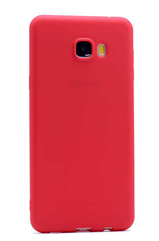 Samsung Galaxy C7 Uyumlu Kılıf Zore Premier Silikon Kapak