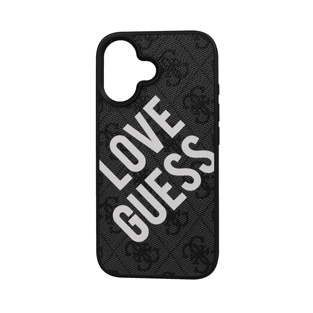 Apple iPhone 16 Uyumlu Kılıf Guess Orjinal Lisanslı Big Love Guess Kapak