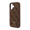 Apple iPhone 16 Uyumlu Kılıf Guess Orjinal Lisanslı M-safe Şarj Özellikli Small 4G Classic Kapak