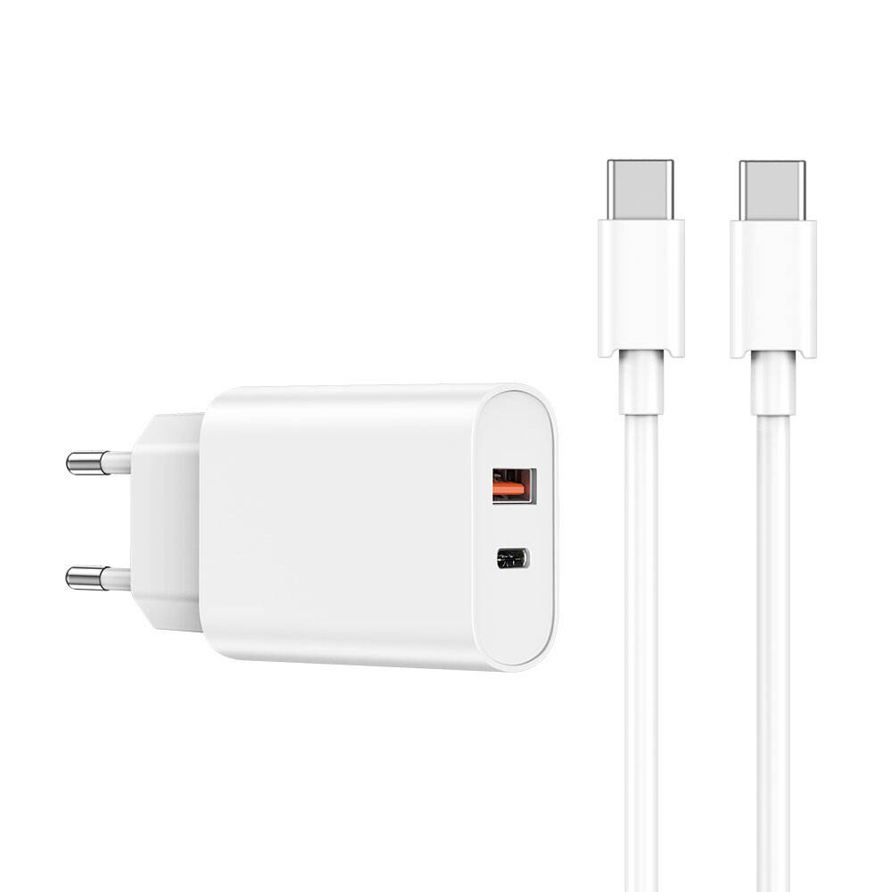 [RNZ-TA107265] Wiwu Wi-U002 Quick Hızlı Şarj Başlığı Type-C to Type-C PD 20W Kablolu Şarj Seti